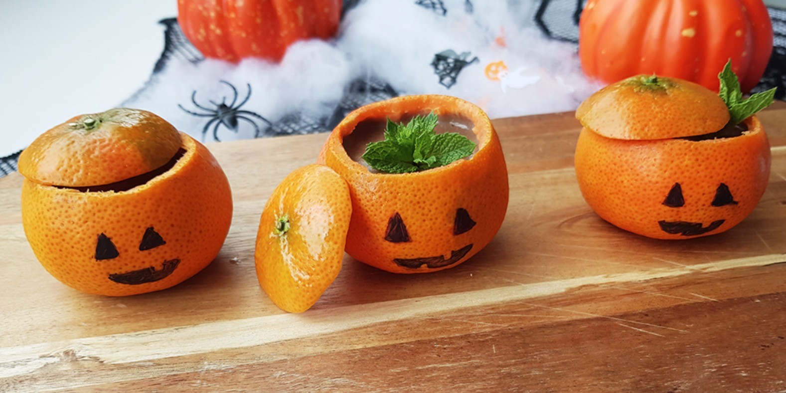 Glavice od mandarine punjene čokoladom